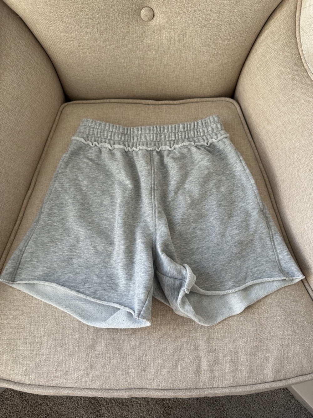 H&M light gray athletic lounge shorts